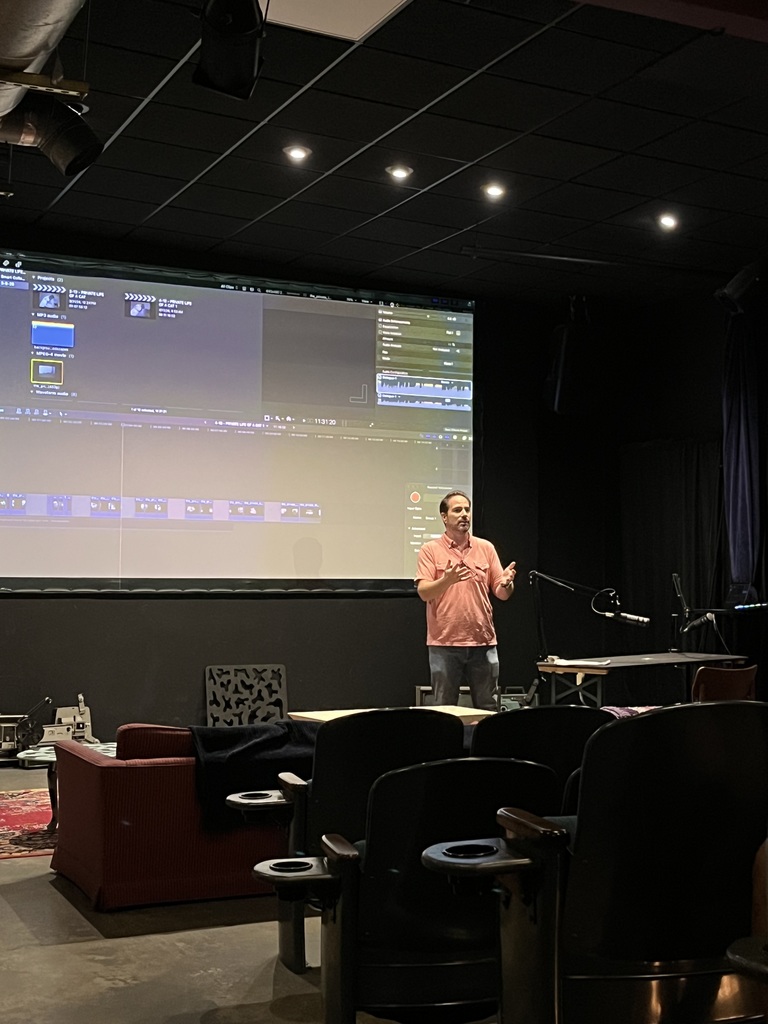 Learning about audio input form filmmaking.