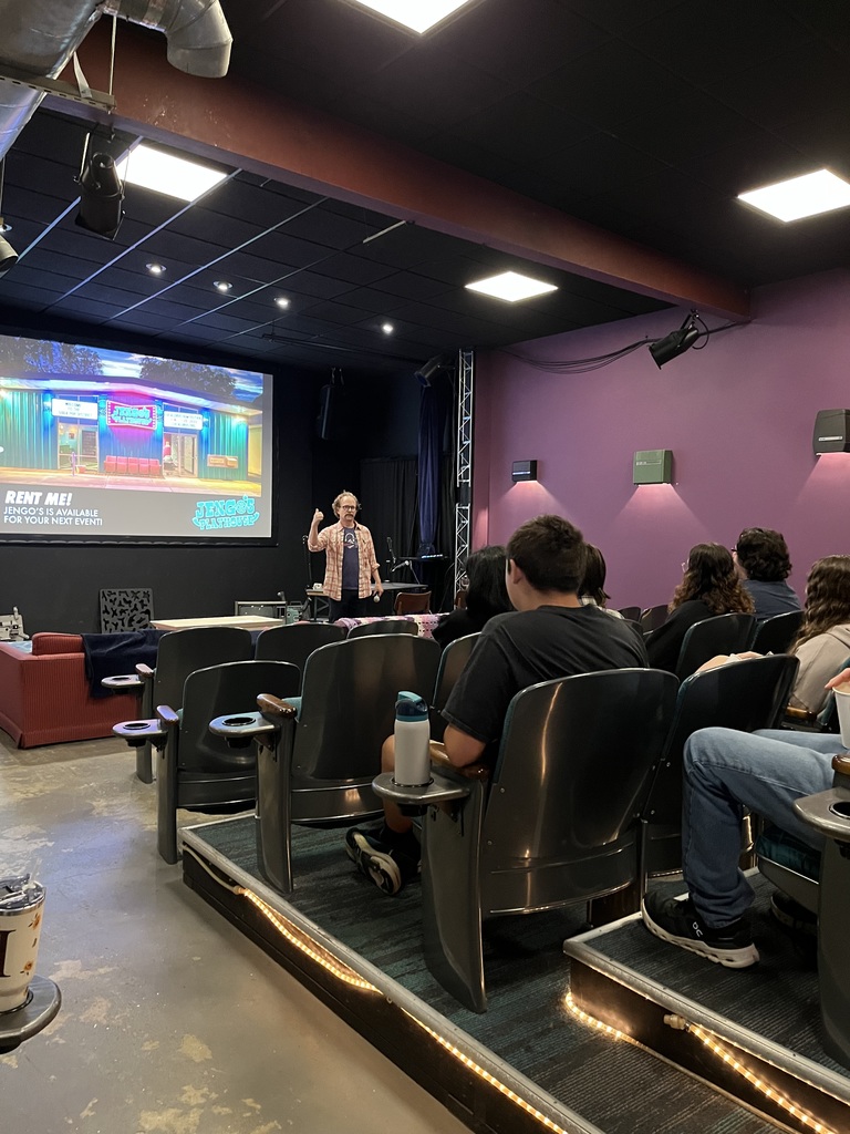 We were able to examine multiple short films through the years of the Cucalorus Film Festival and discuss each. 