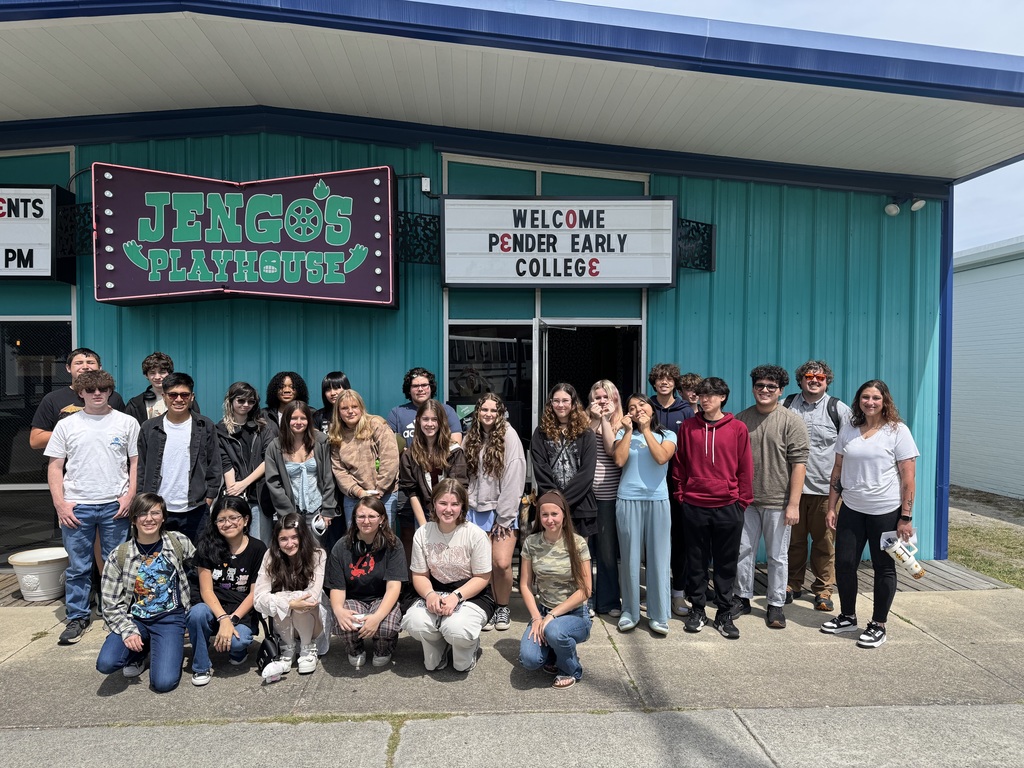 Future Filmmakers group attending Cucalorus Film Academy on Monday representing Pender Early College