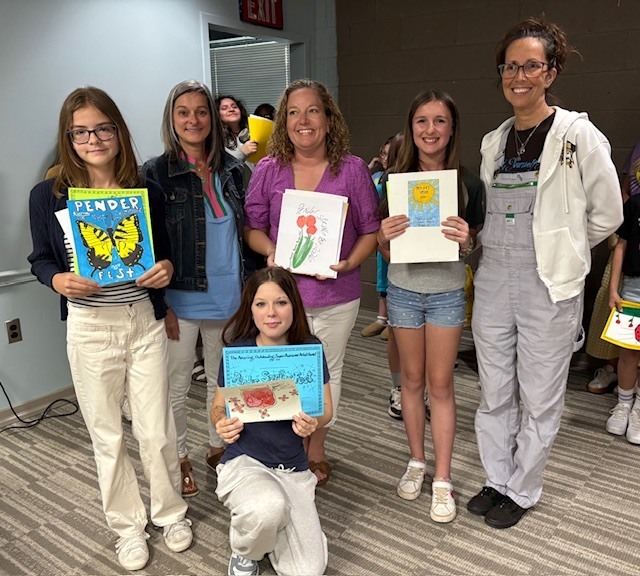  We are SO proud to announce that Arianna Evans took FIRST PLACE in the Spring Fest T-Shirt Design Contest last night!