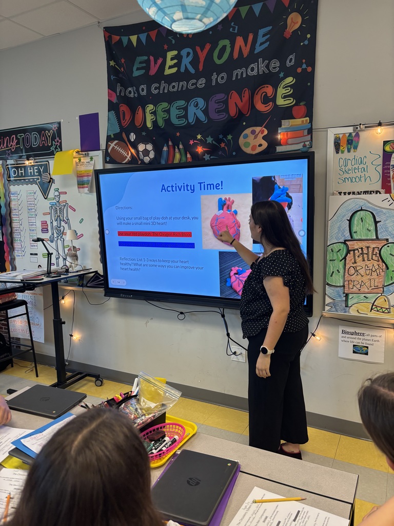 Circulatory System lesson in 5th grade