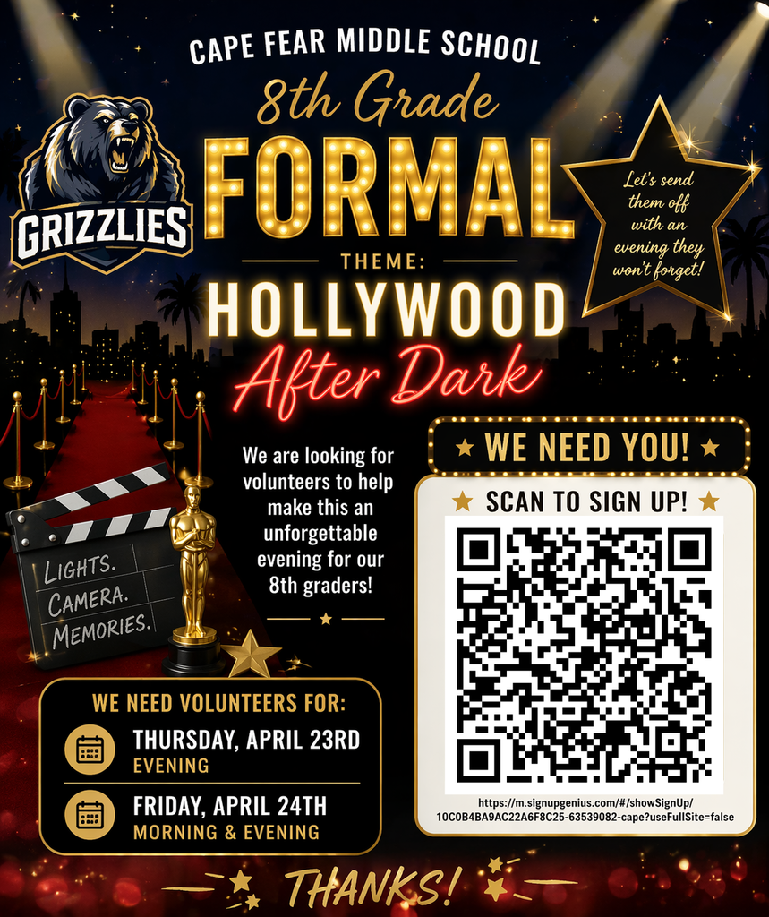 SignUpGenius for CFMS 8th grade formal