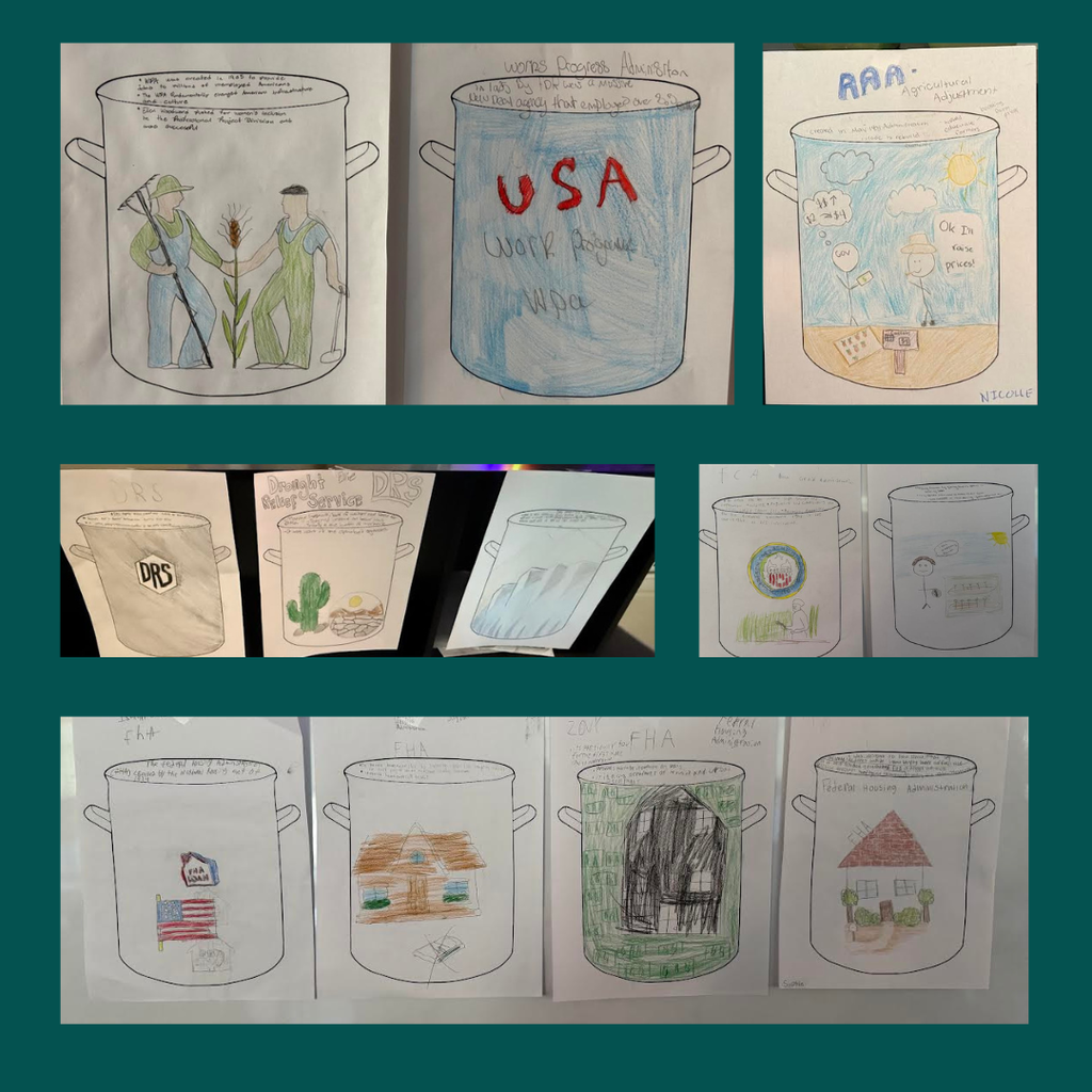 students in social studies class