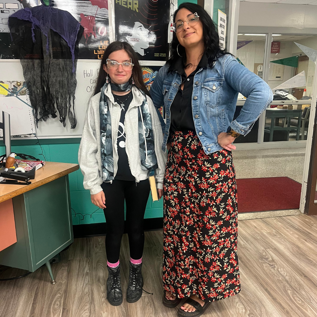 students dressed as teachers