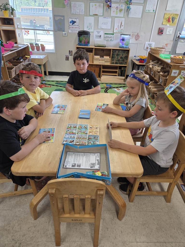 PreK having game day