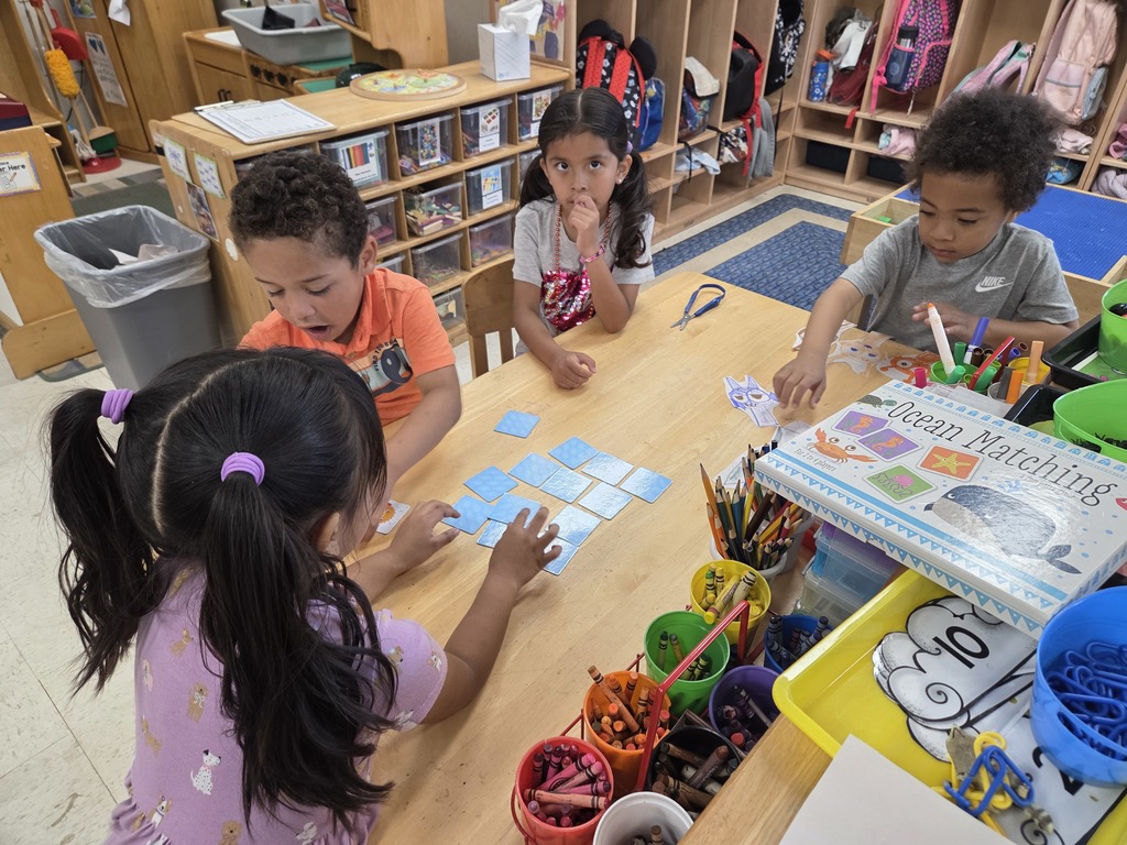PreK having game day