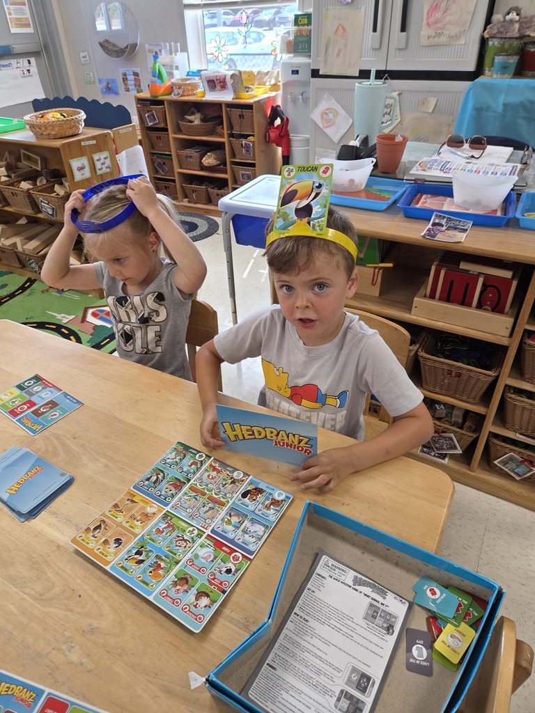 PreK having game day