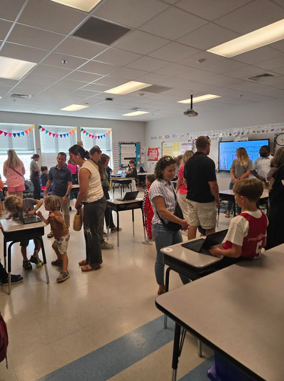 students at showcase night