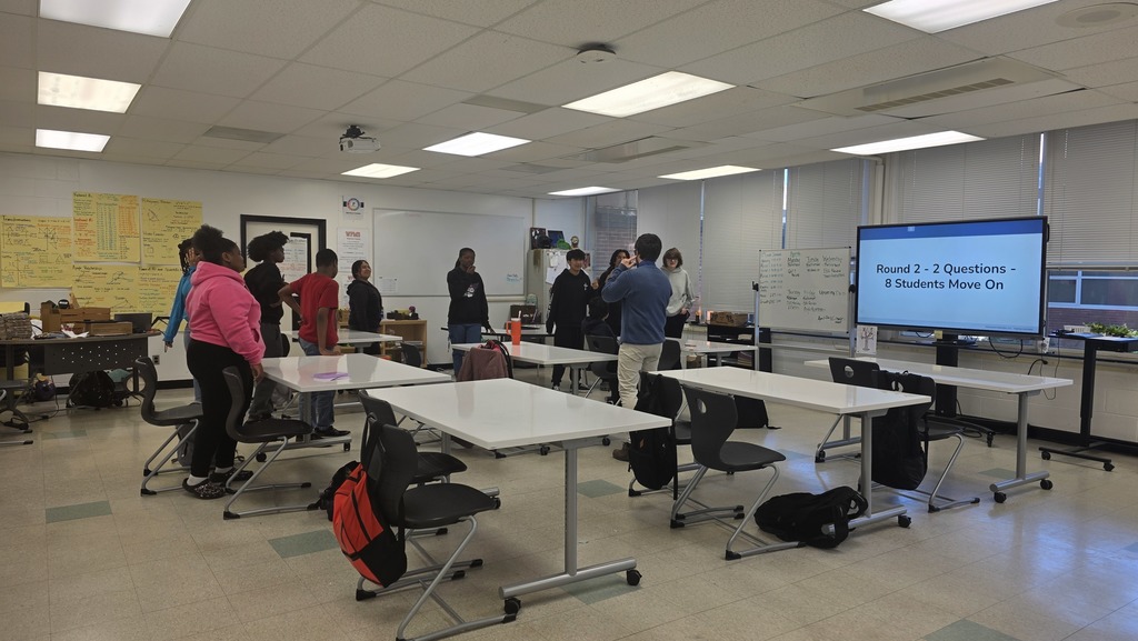 Math review game with students