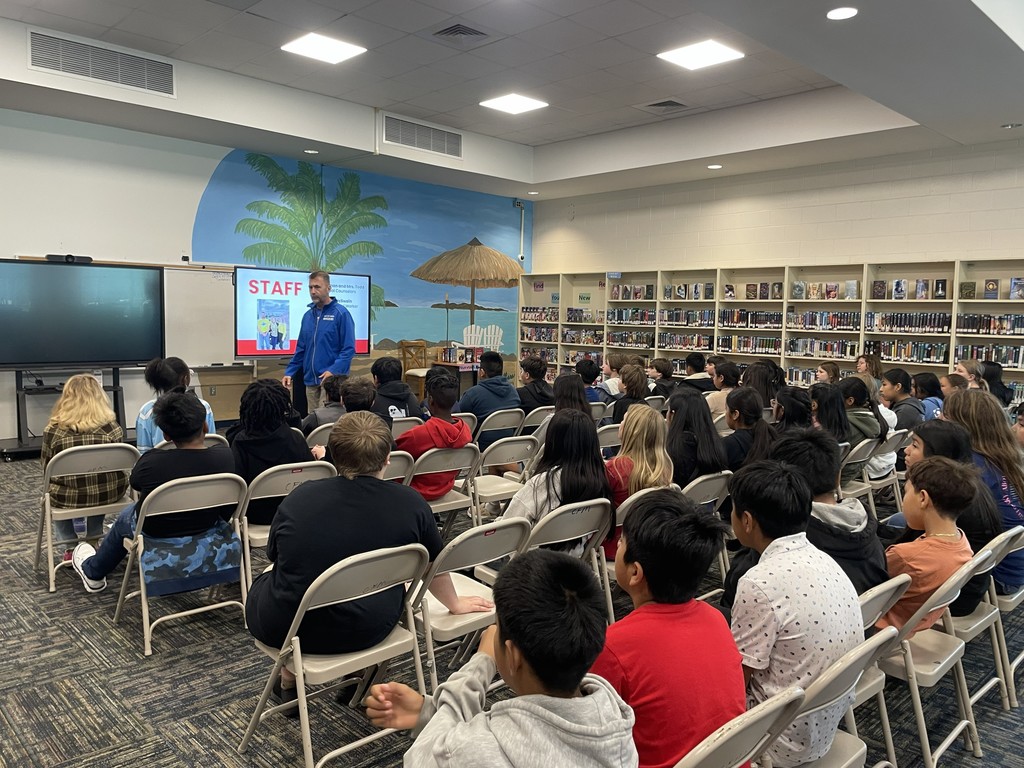 CFMS transition events:  Cape Fear Elementary and Rocky Point Elementary learn what Cape Fear Middle School has to offer.