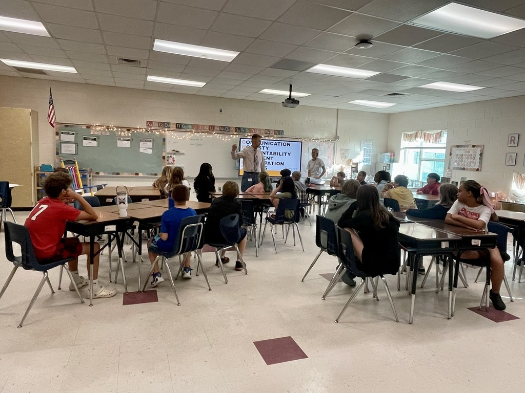 CFMS transition events:  Cape Fear Elementary and Rocky Point Elementary learn what Cape Fear Middle School has to offer.