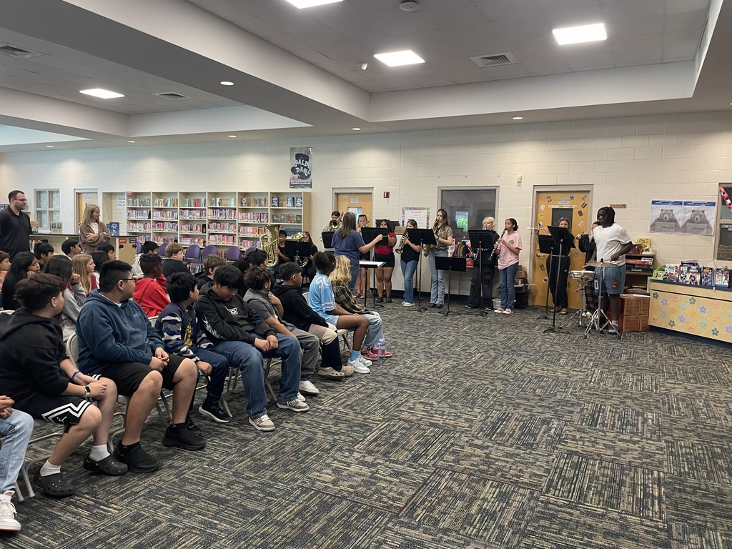 CFMS transition events:  Cape Fear Elementary and Rocky Point Elementary learn what Cape Fear Middle School has to offer.