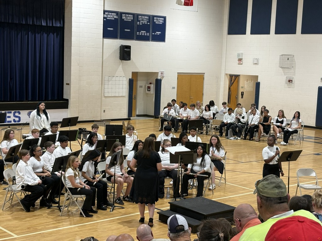 Thank you for coming our for the CFMS Spring Band Concert.