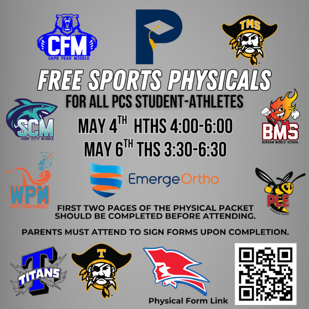 free sports physical flyer
