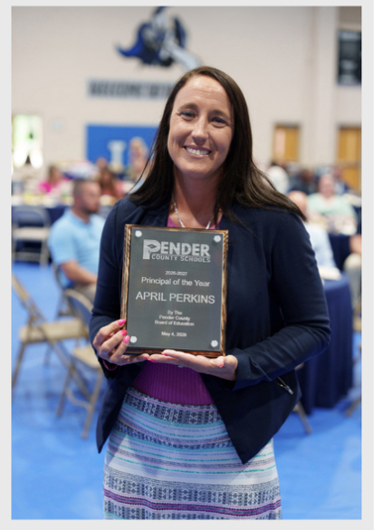 Ms. Perkins 2026 Principal of the Year