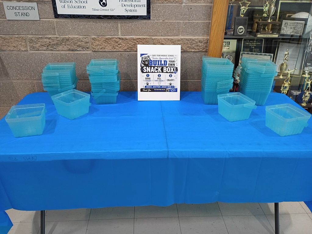 Wednesday, Teacher Appreciation Week: Snack and Dirty Soda Bar
