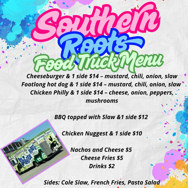 food truck menu