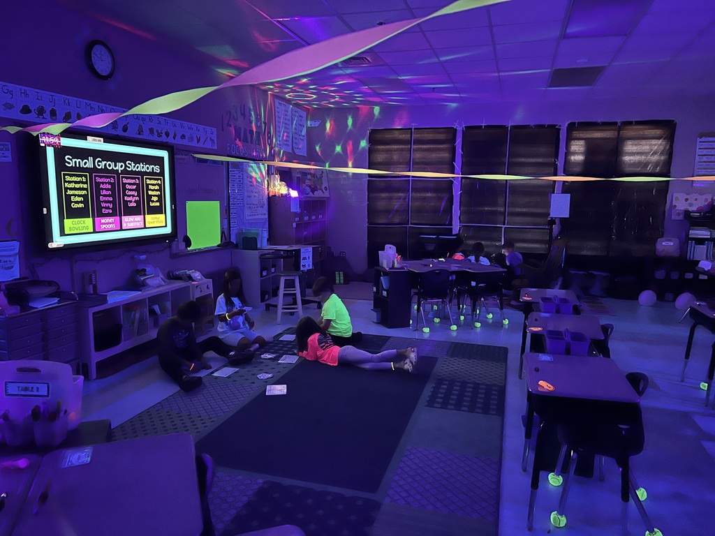 students having glow day 