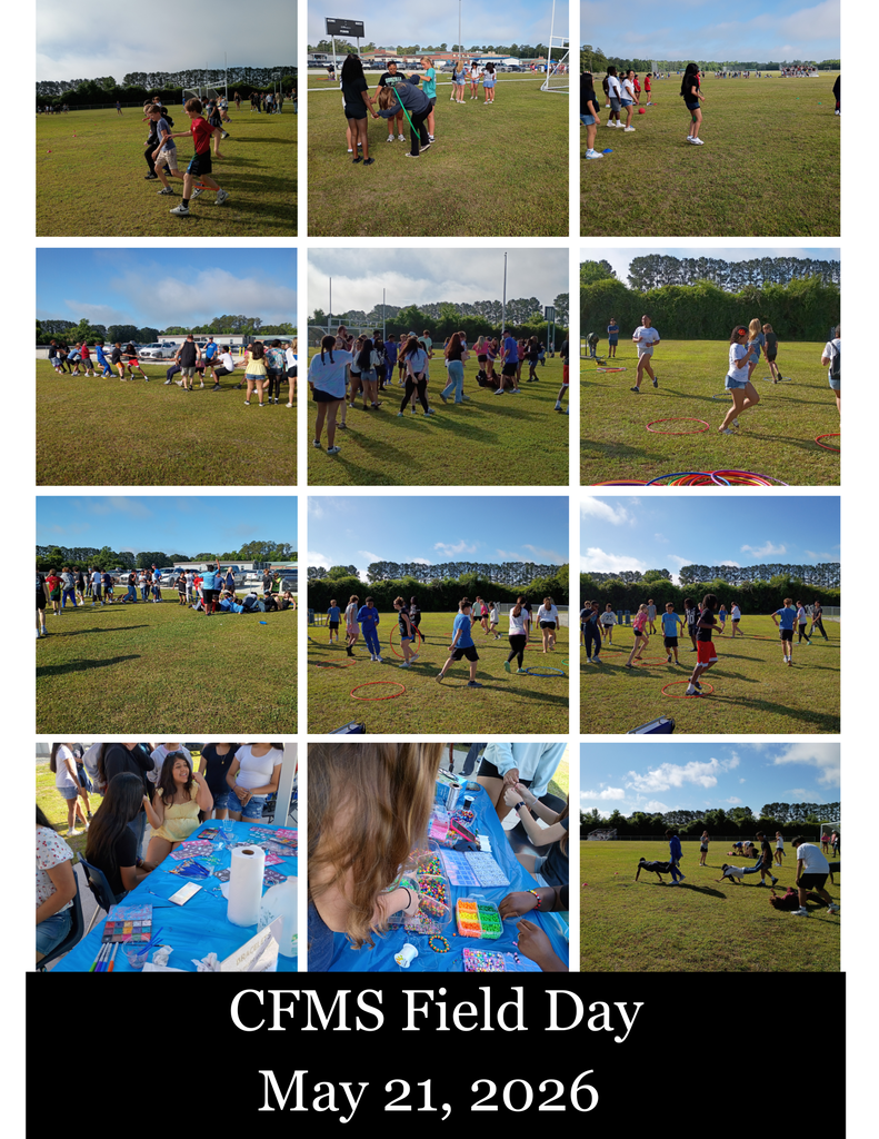 CFMS Field Day on May 21, 2026.