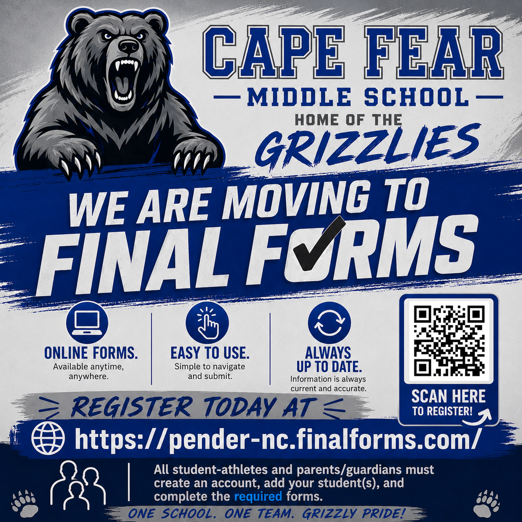 CFM new athletic forms uploading notice. We are moving to Final Forms.