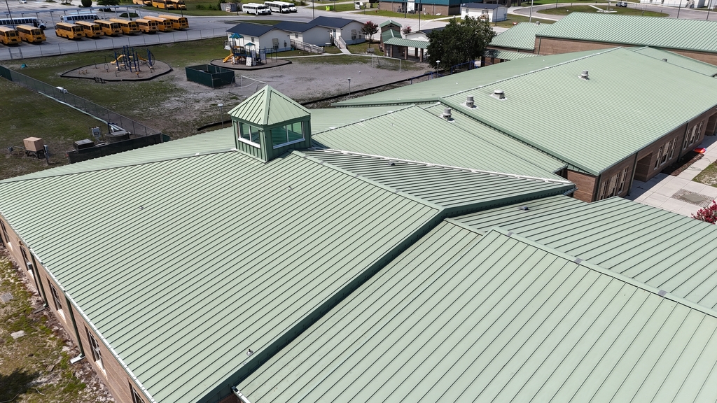 roof work at topsail annandale elementary school