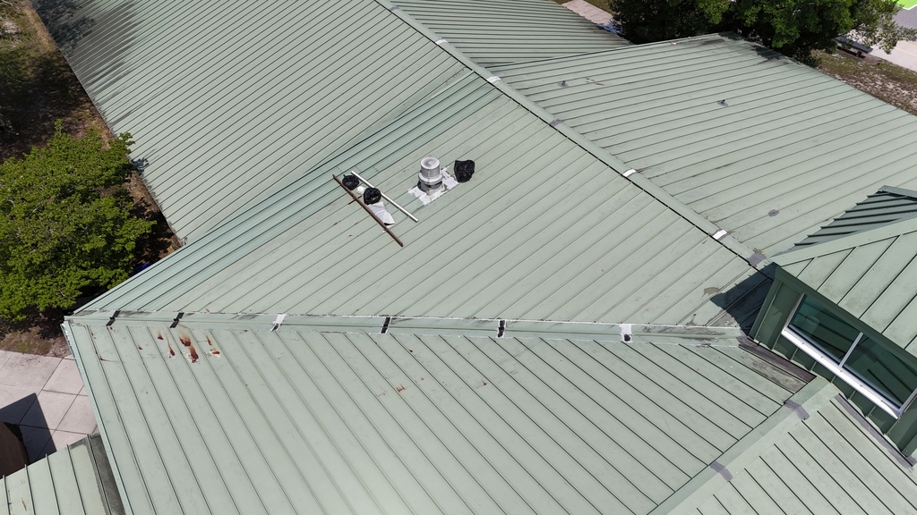 roof work at topsail annandale elementary school