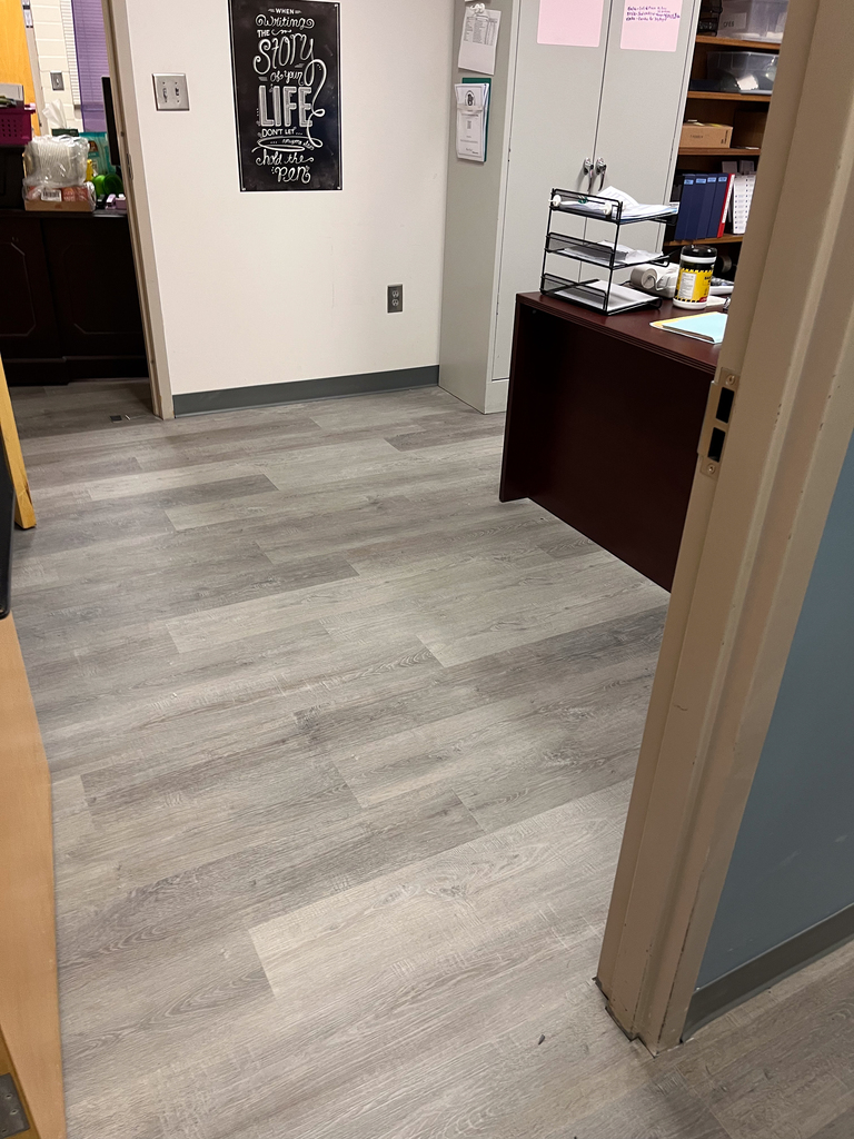 CFES flooring being installed