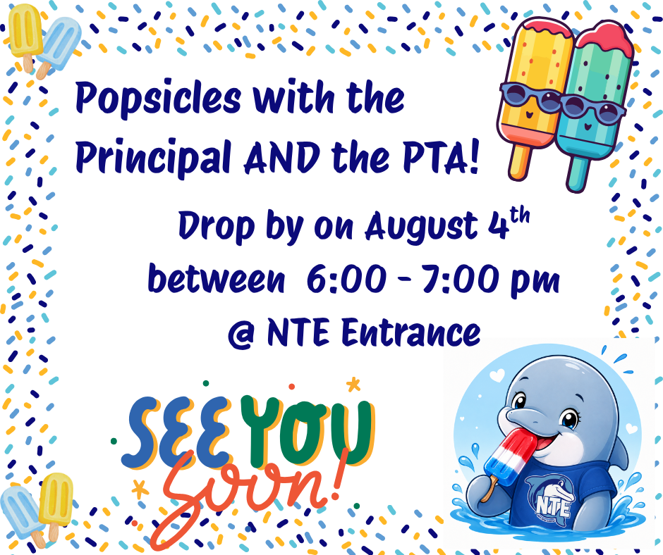 Popsicles with the principal