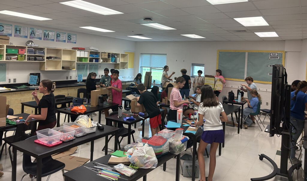Upcoming 6th grade students participating in our Summer Bridge program.