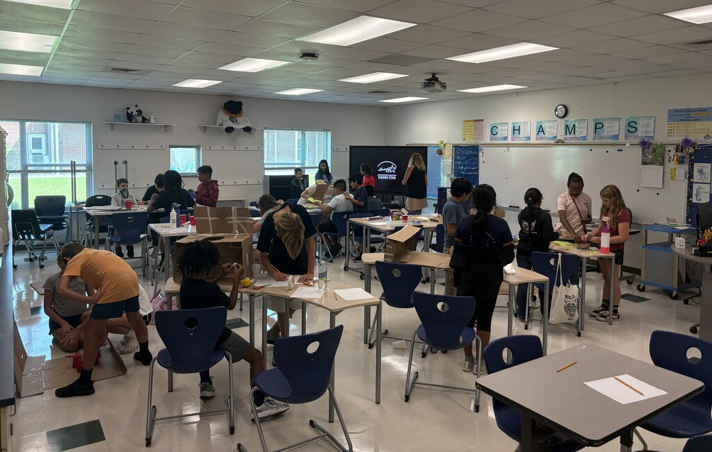 Upcoming 6th grade students participating in our Summer Bridge program.