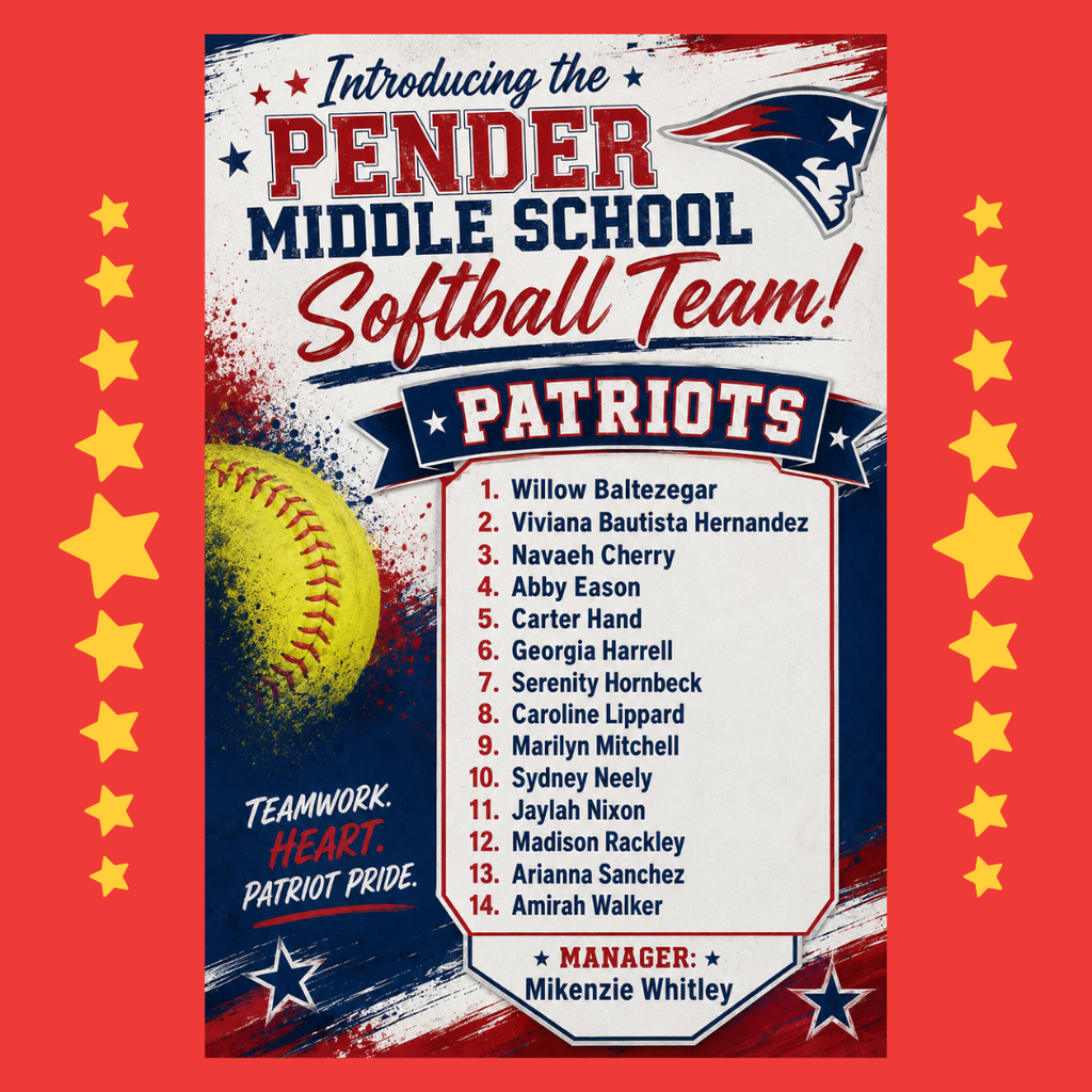 softball team roster flyer
