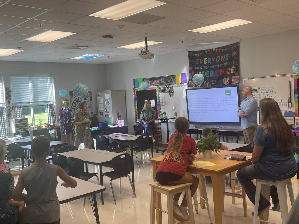 open House at elementary school