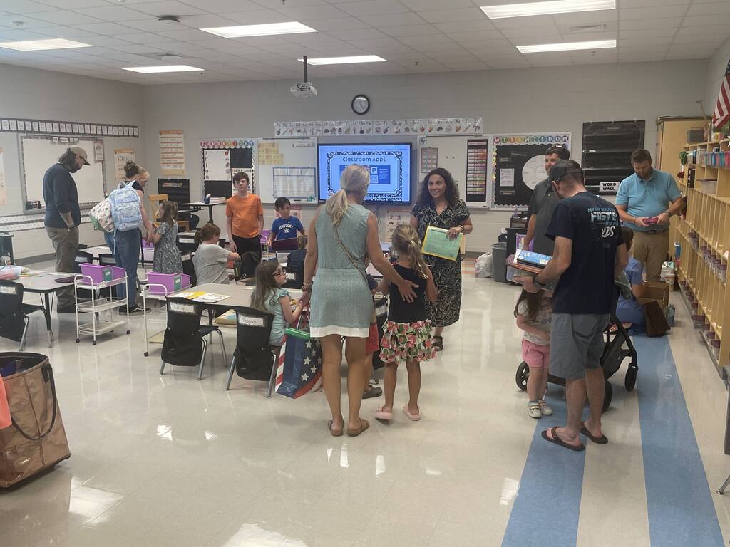 open House at elementary school