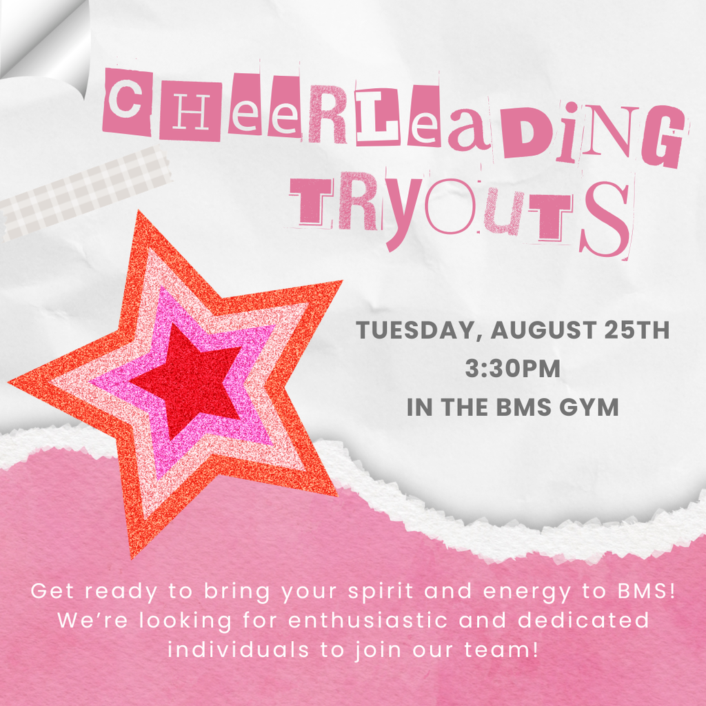cheer tryouts flyer