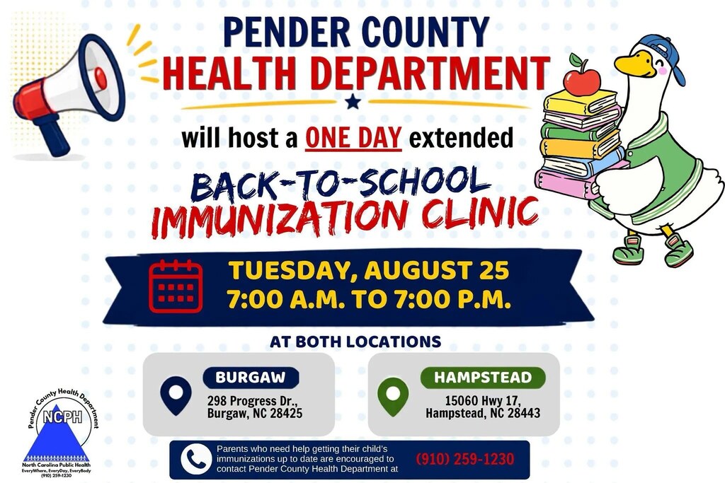 back to school immunization clinic