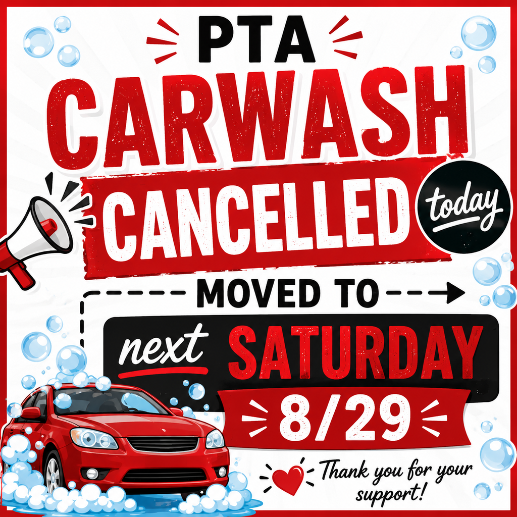 PTA Carwash flyer