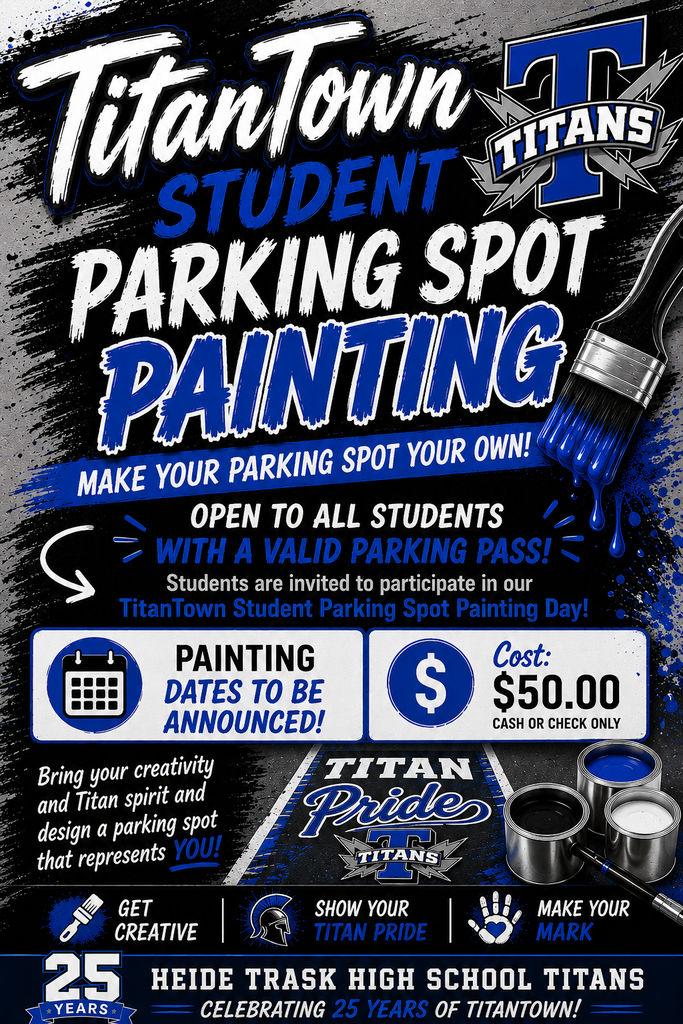 Updated Student Parking Spot Painting