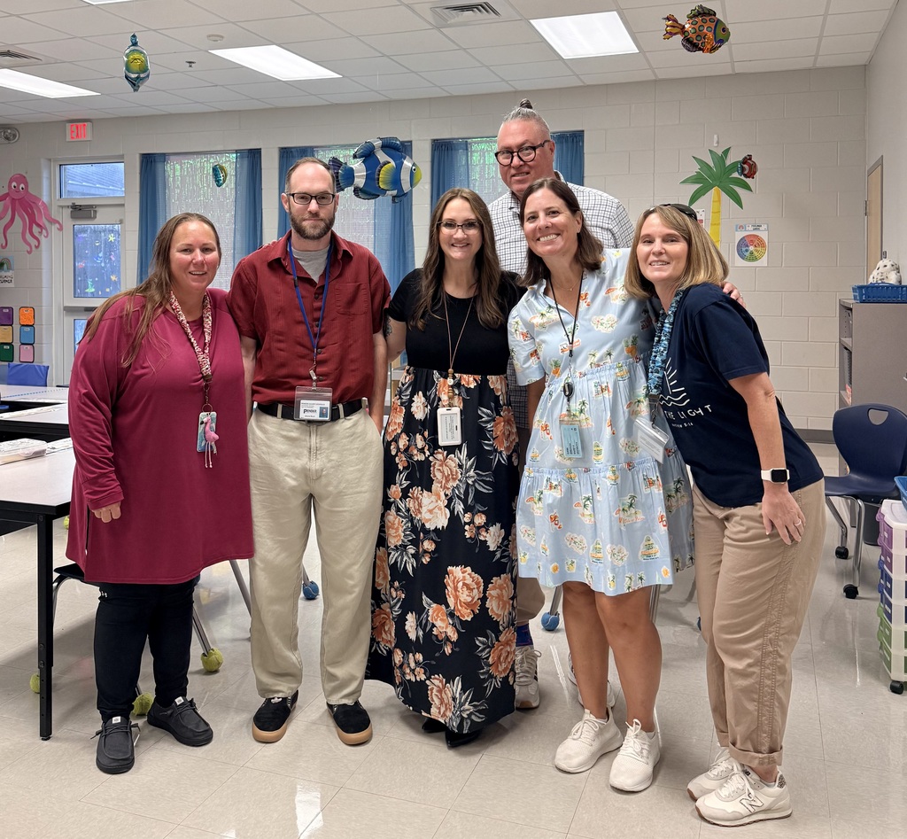 teachers posing on the first day of school