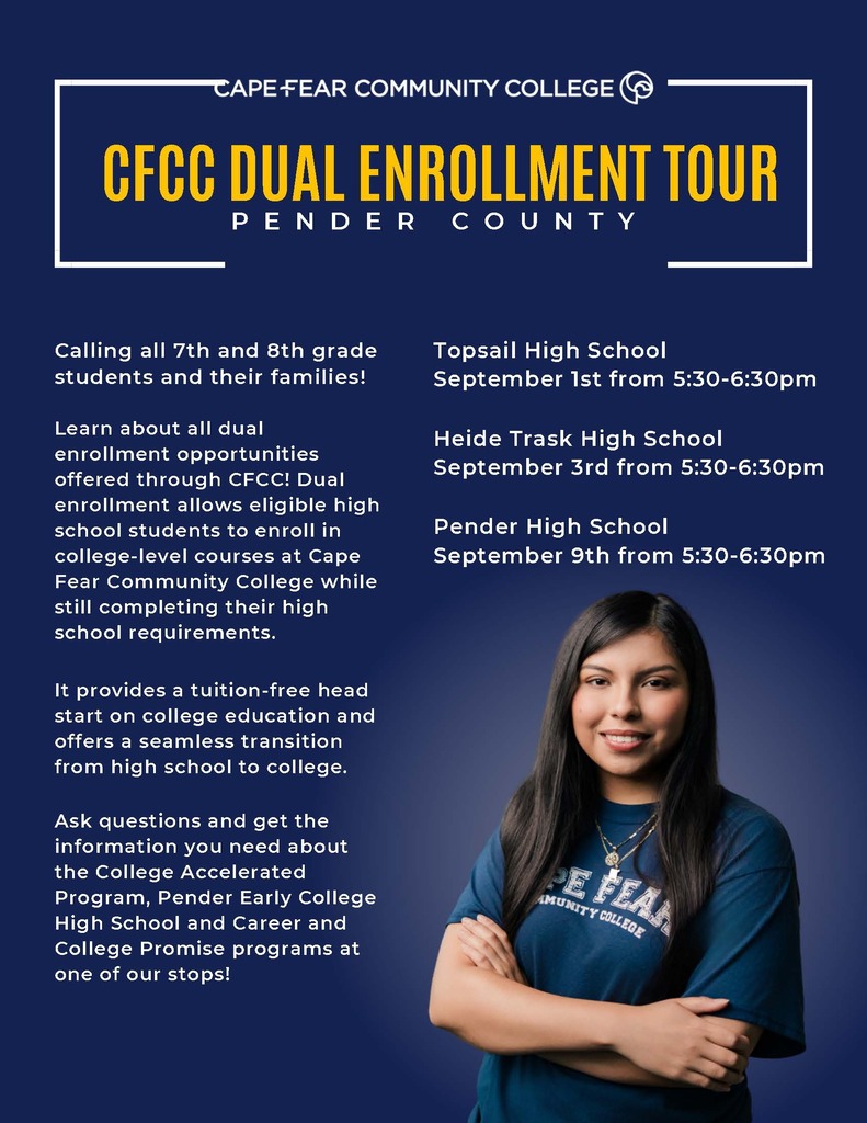CFCC dual enrollment flyer