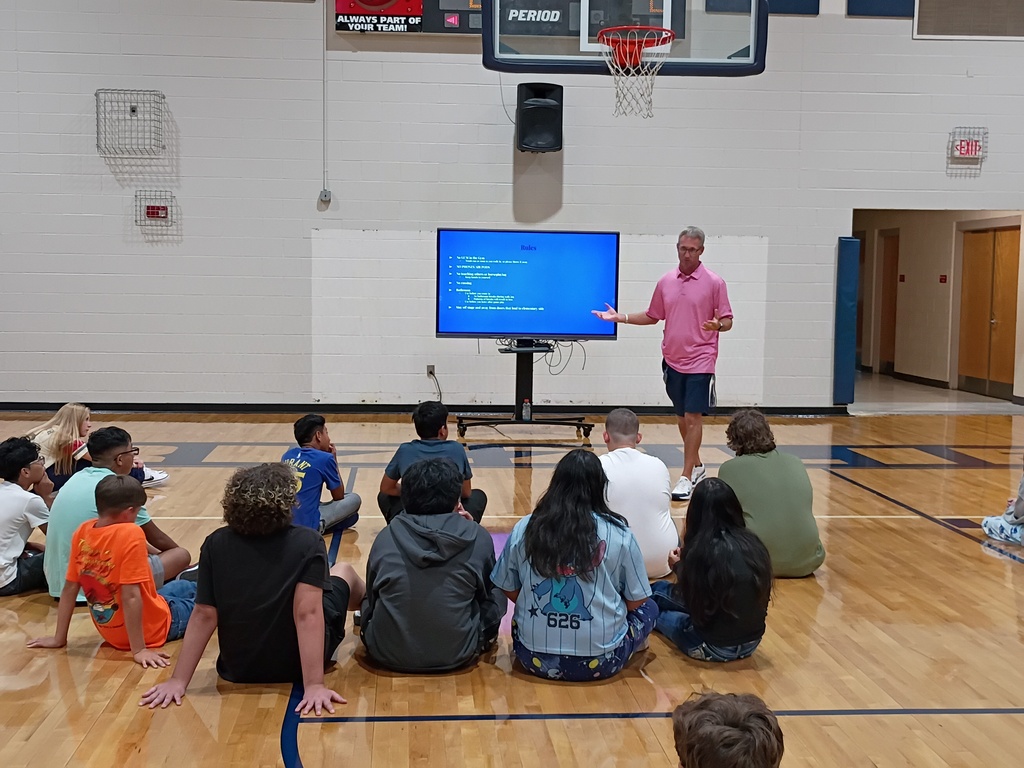 Beginning of the year activities.