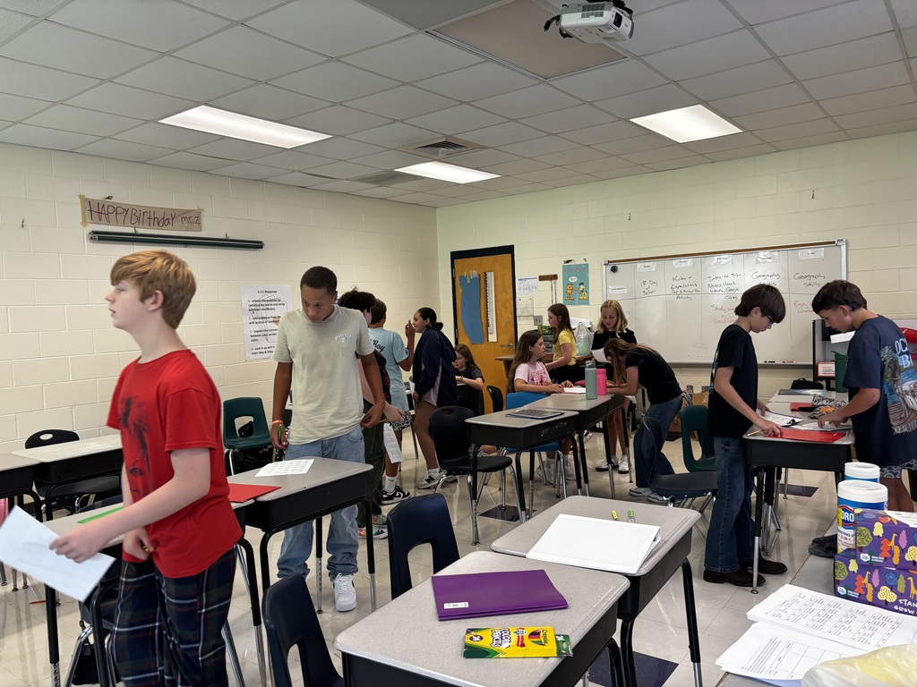 Beginning of the year activities.