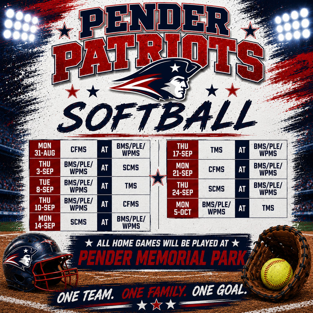 softball season game date flyer