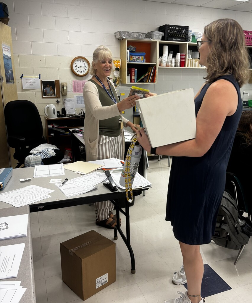 Lots of smiles around the building.... Sunshine Committee, once again making sure our staff feels appreciated.
