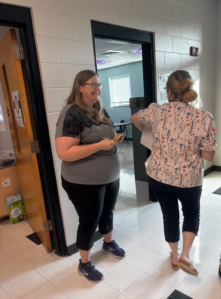 Lots of smiles around the building.... Sunshine Committee, once again making sure our staff feels appreciated.