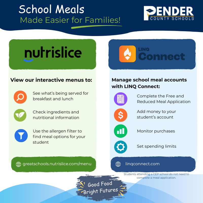 child nutrition nutrislice and linq connect