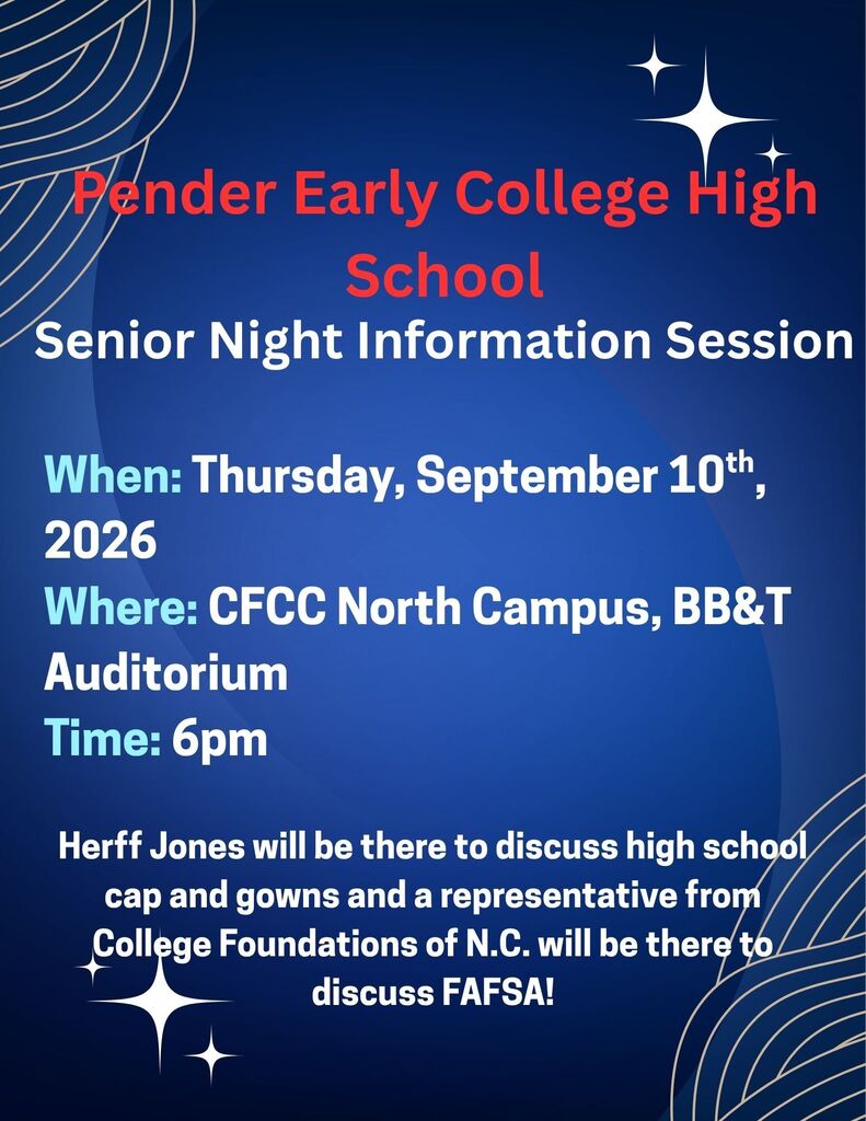 Senior Night is tomorrow, Sept 10th for all graduating seniors!