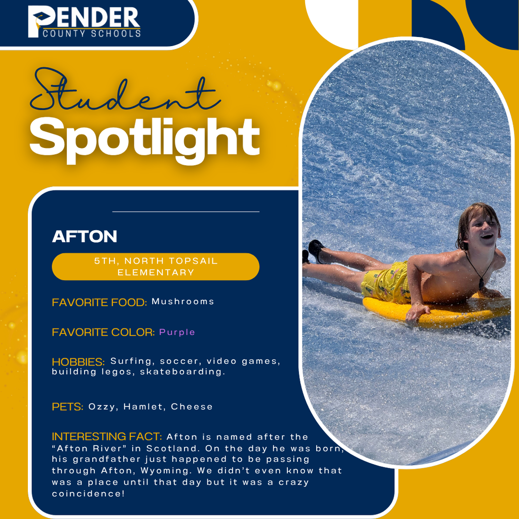 student spotlight - afton nte