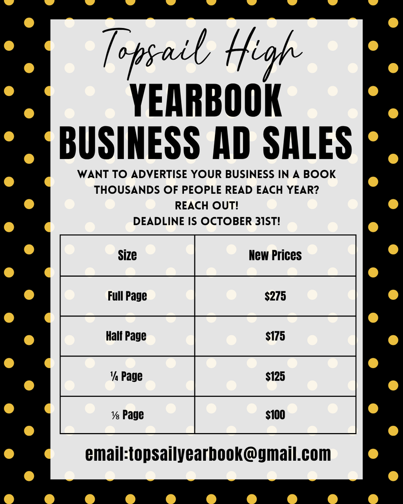 Yearbook Business Ads on Sale Now