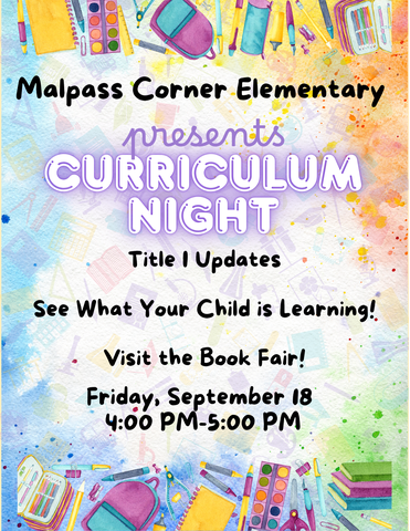 Curriculum Night!