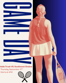 The Lady Titans are back on their home courts Thursday, September 17th, taking on Southwest Onslow! Come out and support Trask Girls Tennis as they serve up some competition and fight for the win!